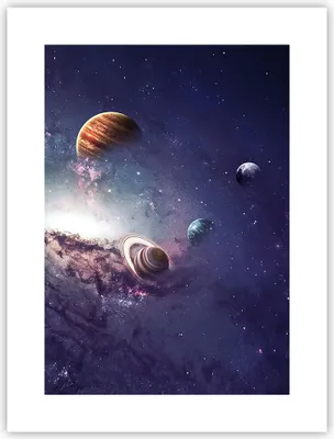 Produktbild von Poster - Poster ohne Rahmen - Kosmos Planeten die Sterne - 30x40 cm - Wand Bild - Wanddeko - Wandbilder - Kunstposter - Wandposter - Bilder - Kunstdruck - Wanddekoration - Wandbild - P2XPA30x40-4851