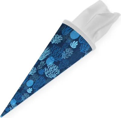 Produktbild von itenga Geschwister Schultüte 35cm "Korallen"