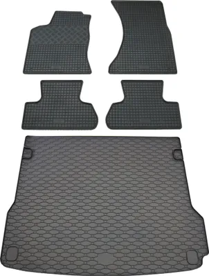 Produktbild von Rigum Gummi Fußmatten + Kofferraumwanne im Set für Audi Q5 8R