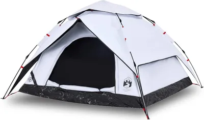 Immagine prodotto di vidaXL Tenda da campeggio a cupola 5 persone Bianca oscurata a sgancio rapido