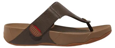 Productafbeelding van FitFlop - "Trakk II" strand-/watersandalen voor heren, leer, model HD287 (maat 45 EU), chocoladebruin, AI-gegenereerde afbeelding