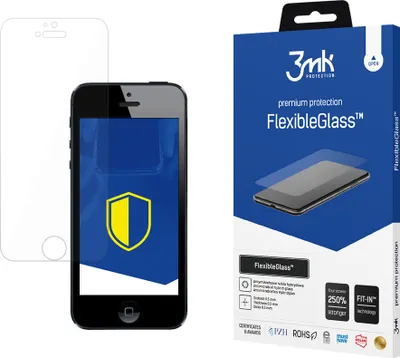 Produktbild von 3mk Display Hybridglas FlexibleGlass für Apple iPhone SE 0,3mm 7H