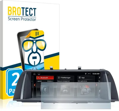 Produktbild von 2x Für BMW 5 F10 2014 Professional 10,2" Schutzfolie BROTECT Displayschutz Display Schutz Folie Klar Transparent