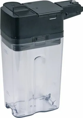 Zdjęcie produktu dla Zbiornik na mleko, dzbanek na mleko, czarna plastikowa kanistka na mleko PHILIPS 421944029081 CP0500/01 do ekspresów do kawy Moltio Premium i wielu innych