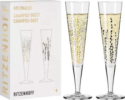 Produktbild von Goldnacht Champagnerglas-Set H23 Von Romi Bohnenberg