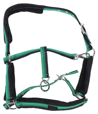 Productafbeelding van Verstelbare Nylon Paardenhalster met Karabijnhaak