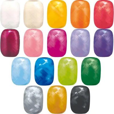 Produktbild von 17 Rollen bunte Geschenkbänder Schleifenband Kräuselband