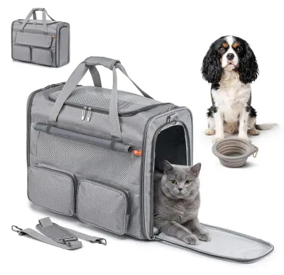 Faltbare Hundetasche 55x40x23 cm für Flugreisen, bis 12 kg