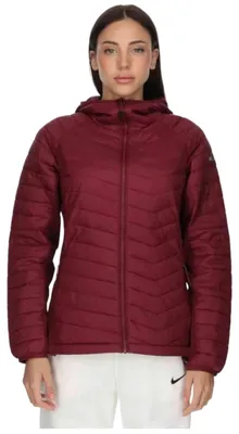 Obrázok produktu pre Bunda Columbia Chaqueta con capucha Columbia Powder Pass II Hybrid, červeno-burgundová, dámska