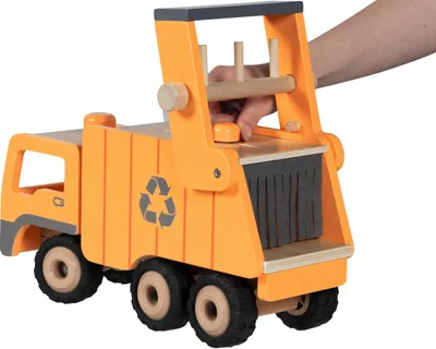 Obrázek produktu pro Goki 55848, Popelářské auto, 3 rok/roky, Dřevo, Kov, Žlutá, Černá