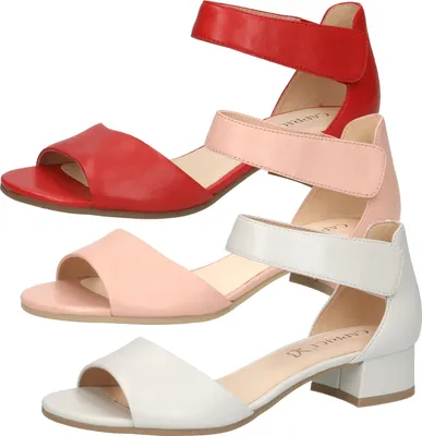 Produktbild von Caprice 9-28212-24 Damen Sandalen Sandaletten geschlossene Ferse, Größe:40 EU, Farbe:Rot
