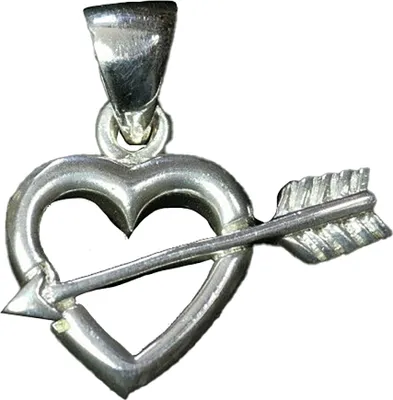 Produktbild von Herz mit Pfeiln Schmuck Anhänger 925er Silber