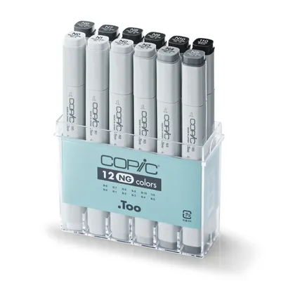 Image de COPIC Classic 12er Set - Grey NG