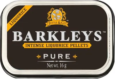 Produktbild von Barkleys Liquorice Pastillen würzig purer Lakritz Geschmack 16g