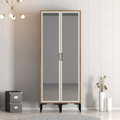 Obrázok produktu pre Skye Decor, Šatníková skri?a - Kiara RR (orech + krémová)