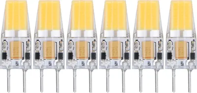 Zdjęcie produktu dla 6PCS GY6.35 Żarówka 5W AC DC12V COB Energooszczędna silikonowa żarówka sufitowa do salonu