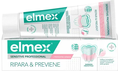 Immagine prodotto di Dentifricio Elmex Sensitive Ripara & Previene 75 Ml