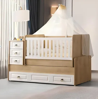 Produktbild von Stilvoll Kinderbett von Helles Holz Bettrahmen Perfekte neu