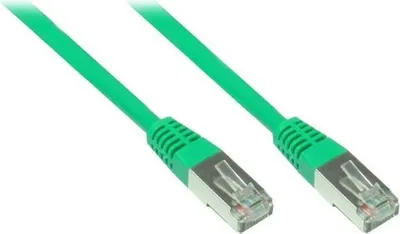Produktbild von Patchkabel Cat. 5e, 2 m, F/UTP, grün, RJ45, abgeschirmt
