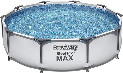 Produktbild von Bestway Frame Pool “Steel Pro™” 305x76 cm  - rund - 4.678 l; 56406
