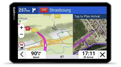 Obrázok produktu pre Garmin dēzl LGV720, 17,6 cm (6.95"), 1024 x 600 px, TFT, 88,9 x 152,4 mm (3.5 x 6"), Vodorovný, 89 x 152 mm
