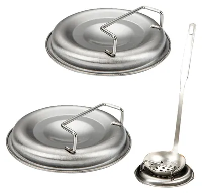 Löffelhalter aus Edelstahl, 11 x 3,9 cm, silber