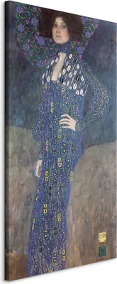 Produktbild von Italienischer Leinwand Leinwandbild - Emilie Flöge 60x120 cm Reproduktionen l-G-10133-b-a