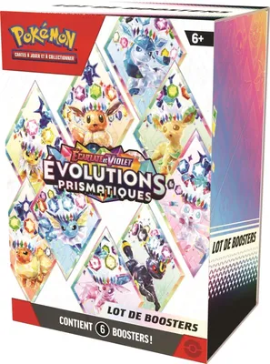 Produktbild von Pokémon Scarlet & Violet: Prismatiques Evolutions Lot de Boosters (französisch)