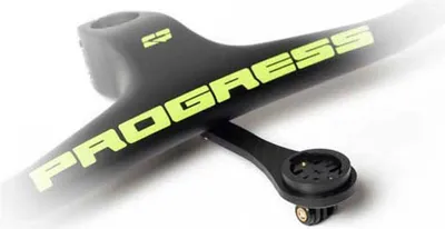 Produktbild von Progress Garmin Carbon Cockpit Pg-235c Fahrradcomputerhalterung Schwarz Schwarz One Size
