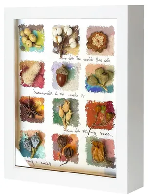 Productafbeelding van 3D fotolijst om zelf te vullen - Houten fotolijst 20x29 cm