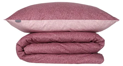 Produktbild von SCHIESSER Bettwäscheset Vinnie | 2-teilig | Zweifarbig | Renforcé | 100 % Baumwolle | YKK-Reißverschluss | 135x200 cm + 80x80 cm | Rosa