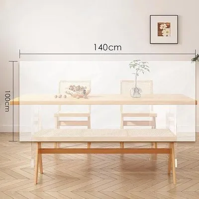 Obrázok produktu pre Famanu – Priehľadná obrus, kvalitná, umývateľná, 100 x 140 cm