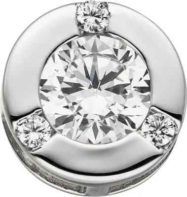 Produktbild von Anhänger 925 Sterling Silber 4 Zirkonia Silberanhänger