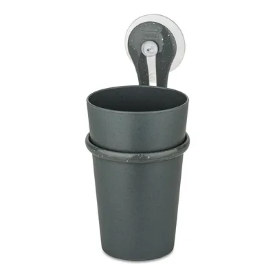 Obrázek produktu pro Kelímek na kartáčky LOOP na zeď, bílý, KOZIOL