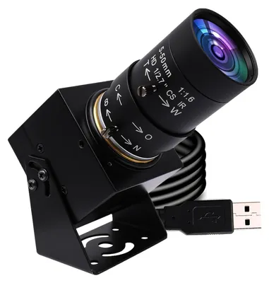 Productafbeelding van 1080p USB-camera met optische zoomlens, 5-50 mm webcam