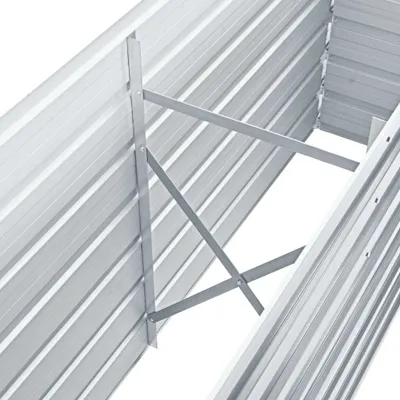 Produktbild von vidaXL Garten-Hochbeet Verzinkter Stahl 160x40x77 cm Grau