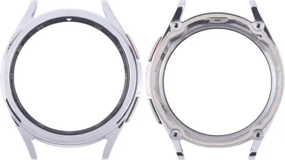 Produktbild von Für Samsung Galaxy Watch 6 Classic 43mm LCD Rahmen Bezel Plate Ersatzteil Silber