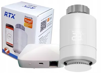 Zdjęcie produktu dla Głowica Termostat + Bramka ZigBee LAN TUYA SET1