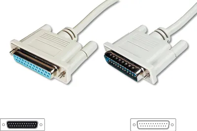 Image de DIGITUS Verlängerungskabel D-Sub25/St > D-Sub25/Bu  2.0m Polybeutel