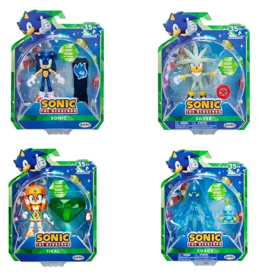 Produktbild von Jakks Pacific Sonic Figur Sortiert 10 Cm 1 Einheit Blau Blau One Size