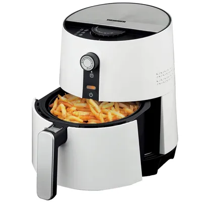 Productafbeelding van Heinner HAF-1300WH, heteluchtfriteuse, 2,6 liter, 200 °C, 60 minuten, Zelfstandig apparaat, Wit
