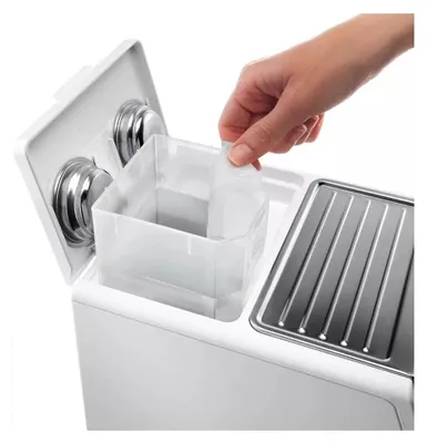 Produktbild von DeLonghi Active Line ECP33.21.W, Arbeitsfläche, Kombi-Kaffeemaschine, 1,1 l, Gemahlener Kaffee, 1100 W, Farbe: Weiß
