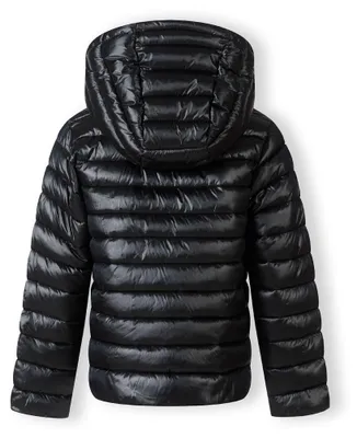 Image de Manteau d'hiver Minoti, couleur noire, taille 134, pour filles