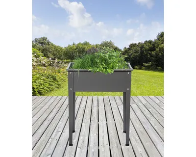 Produktbild von Hochbeet auf Stelzen Gr. 1 60 x 30 x 80 cm anthrazit