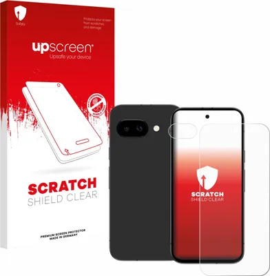 Produktbild von upscreen Schutzfolie für Google Pixel 9a (Display+Kamera) Displayschutz Displayschutzfolie Folie Klar Transparent