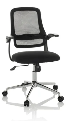 Obrázok produktu pre hjh OFFICE Home Office Kancelárska stolička MIKO B ECO Kancelárska stolička s odklápacími podrúčkami Tkanina / sieťovina Otočná stolička