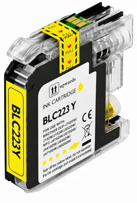 Produktbild von Boxstuff Tinte kompatibel mit Brother LC223 XL Gelb – passend für Brother DCP-J4120DW / DCP-J562DW / MFC-J4420DW / MFC-J4620DW / MFC-J4625DW / MFC-J480DW / MFC-J5320DW / MFC-J5620DW / MFC-J5625DW / MFC-J5720DW / MFC-J680DW