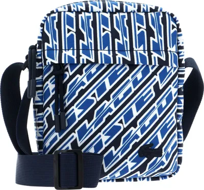 Zdjęcie produktu dla Torba na aparat LACOSTE Torba na ramię Vertical Camera Bag Mono Royaume Blanc wielokolorowa