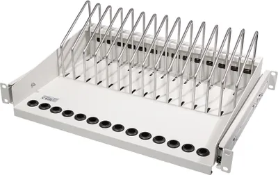 Obrázok produktu pre LogiLink 19 Sliding shelf for notebooks, tablets and smartphones, grey