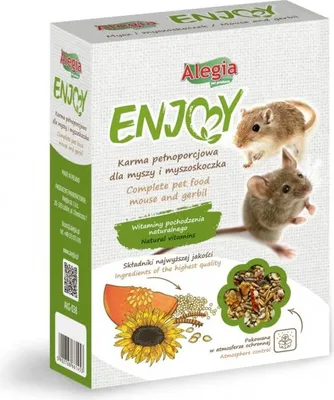 Zdjęcie produktu dla Alegia Enjoy pokarm dla myszy i myszoskoczka 400g Alegia